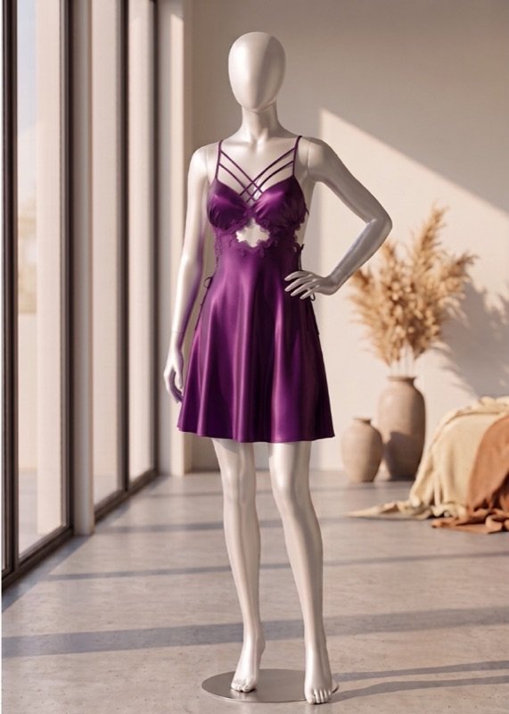 Grace Satin Babydoll